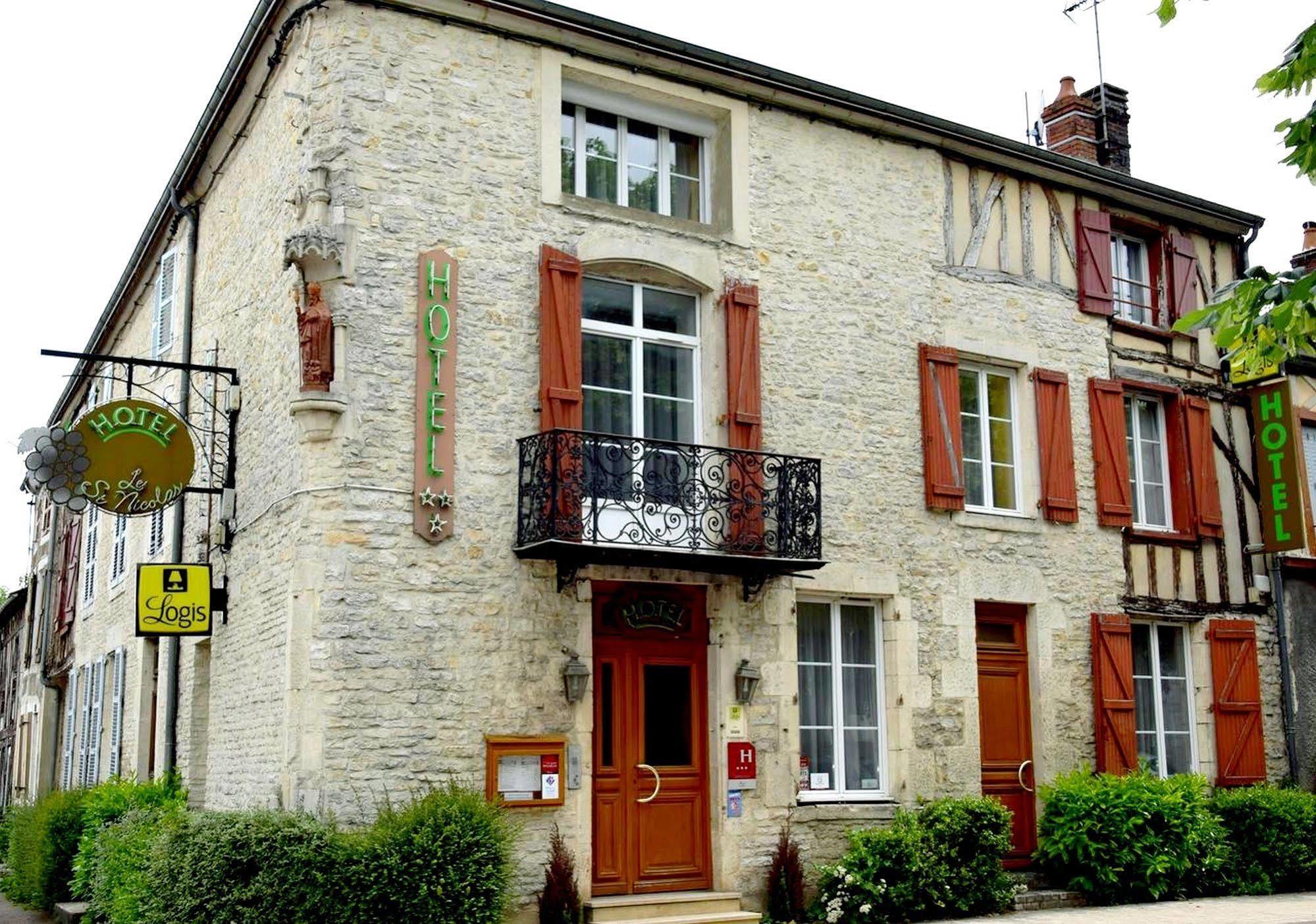 Logis Le Saint Nicolas Bar-sur-Aube Zewnętrze zdjęcie